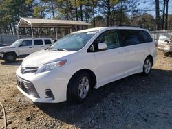 Toyota Sienna le salvage cars for sale: 2019 Toyota Sienna LE