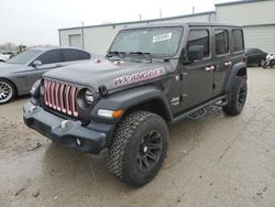 Salvage cars for sale at Kansas City, KS auction: 2018 Jeep Wrangler Unlimited Sport