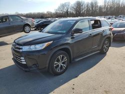 Salvage cars for sale at Glassboro, NJ auction: 2017 Toyota Highlander LE