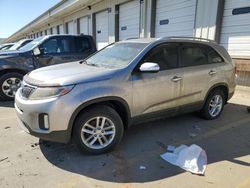 Salvage cars for sale at Louisville, KY auction: 2015 KIA Sorento LX