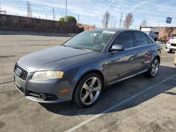 Salvage cars for sale from Copart Wilmington, CA: 2008 Audi A4 2.0T