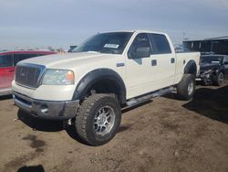 Salvage cars for sale at Brighton, CO auction: 2008 Ford F150 Supercrew