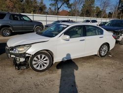 Salvage cars for sale at Hampton, VA auction: 2014 Honda Accord EXL