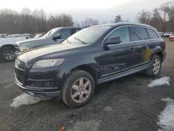 Salvage cars for sale at East Granby, CT auction: 2014 Audi Q7 Premium Plus