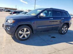 Salvage cars for sale at Grand Prairie, TX auction: 2014 Jeep Grand Cherokee Overland