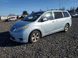 Toyota Sienna le salvage cars for sale: 2015 Toyota Sienna LE