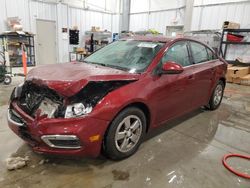 Salvage cars for sale at Wayland, MI auction: 2016 Chevrolet Cruze Limited LT