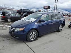 Salvage cars for sale at Farr West, UT auction: 2015 Honda Odyssey EX