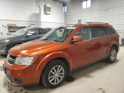 Salvage cars for sale at Des Moines, IA auction: 2013 Dodge Journey SXT