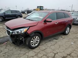 Salvage cars for sale at Indianapolis, IN auction: 2017 KIA Sorento LX