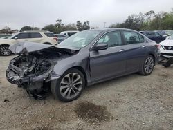 Carros salvage sin ofertas aún a la venta en subasta: 2015 Honda Accord Sport