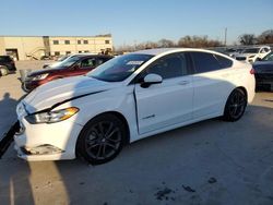 Salvage cars for sale at auction: 2018 Ford Fusion SE Hybrid