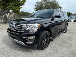 Salvage cars for sale at Opa Locka, FL auction: 2019 Ford Expedition Max Limited