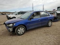 Salvage cars for sale at Colorado Springs, CO auction: 2005 Honda Civic DX VP