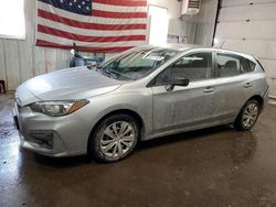 Salvage cars for sale at Lyman, ME auction: 2019 Subaru Impreza