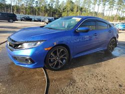 Salvage cars for sale at Harleyville, SC auction: 2019 Honda Civic Sport