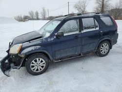 Salvage cars for sale at Montreal Est, QC auction: 2006 Honda CR-V LX