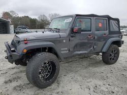 Jeep salvage cars for sale: 2016 Jeep Wrangler Unlimited Sport