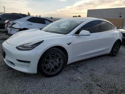 Salvage cars for sale at Mentone, CA auction: 2018 Tesla Model 3