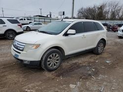 Salvage cars for sale at Oklahoma City, OK auction: 2008 Ford Edge Limited