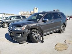 Salvage cars for sale at New Orleans, LA auction: 2016 Ford Explorer Platinum