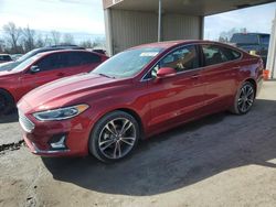 Salvage cars for sale at Fort Wayne, IN auction: 2019 Ford Fusion Titanium