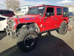 Jeep salvage cars for sale: 2017 Jeep Wrangler Unlimited Sport