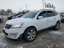 Salvage cars for sale at Columbus, OH auction: 2017 Chevrolet Traverse LT