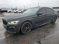 Salvage cars for sale at Sun Valley, CA auction: 2022 BMW 740 I