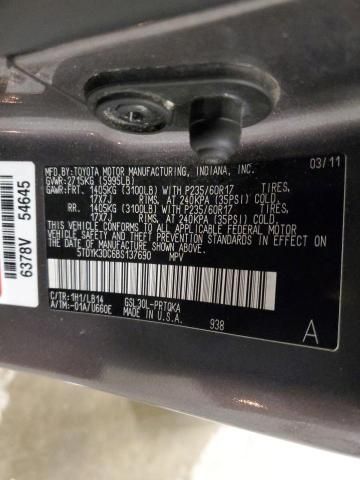 2011 Toyota Sienna XLE