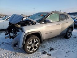 Salvage cars for sale at Woodhaven, MI auction: 2017 Jeep Compass Limited