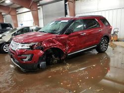 Salvage cars for sale at Lansing, MI auction: 2016 Ford Explorer Platinum