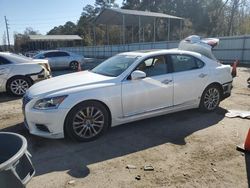 Salvage cars for sale at Savannah, GA auction: 2014 Lexus LS 460