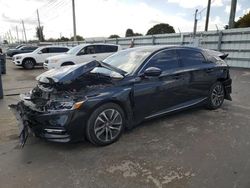 Salvage cars for sale at Miami, FL auction: 2018 Honda Accord Hybrid EXL