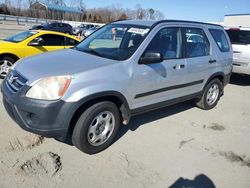 Salvage cars for sale at Spartanburg, SC auction: 2005 Honda CR-V LX