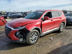 Salvage cars for sale at Indianapolis, IN auction: 2020 Hyundai Santa FE SEL