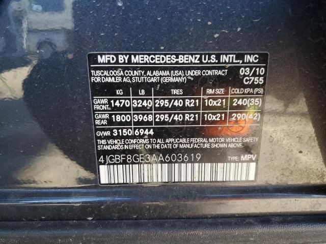 2010 Mercedes-Benz GL 550 4matic