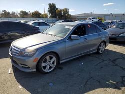 Salvage cars for sale at Martinez, CA auction: 2011 Mercedes-Benz C300