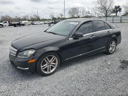 Mercedes-Benz c-Class salvage cars for sale: 2013 Mercedes-Benz C 250