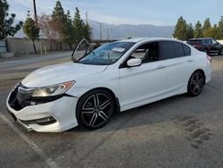 Salvage cars for sale at Rancho Cucamonga, CA auction: 2016 Honda Accord Sport