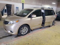 Salvage cars for sale at Indianapolis, IN auction: 2014 Toyota Sienna XLE