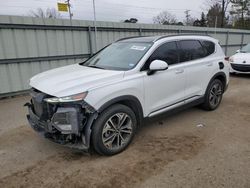 Salvage cars for sale at Shreveport, LA auction: 2019 Hyundai Santa FE Limited