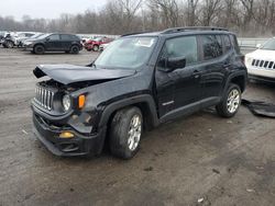 Salvage cars for sale at Ellwood City, PA auction: 2018 Jeep Renegade Latitude