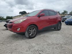 Salvage cars for sale at Opa Locka, FL auction: 2015 Hyundai Tucson Limited