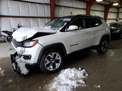 Jeep salvage cars for sale: 2019 Jeep Compass Limited