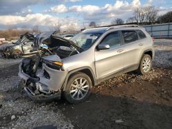 Jeep salvage cars for sale: 2017 Jeep Cherokee Limited