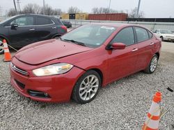 Salvage cars for sale at Columbus, OH auction: 2013 Dodge Dart Limited