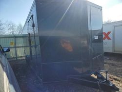 Salvage trucks for sale at Pekin, IL auction: 2024 Discovery Enclosed Cargo Trailer