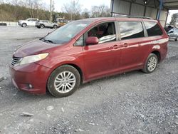 Salvage cars for sale at Cartersville, GA auction: 2012 Toyota Sienna XLE