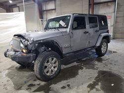 Salvage cars for sale at North Billerica, MA auction: 2017 Jeep Wrangler Unlimited Sahara